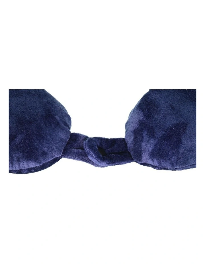 Milleni Travel Memory Foam Neck Pillow in Navy image 5