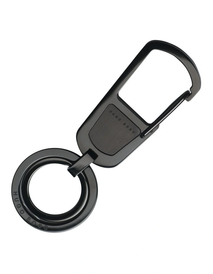 Hugo Boss Contrast Black Keyring image 1