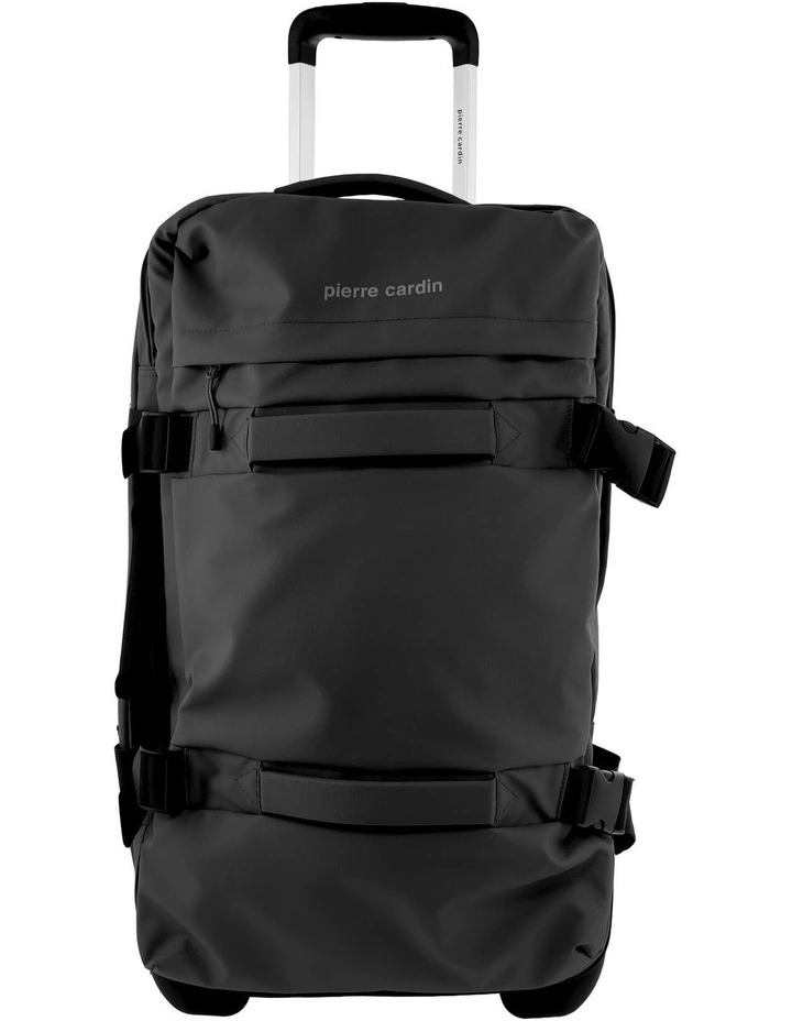 Pierre Cardin 61cm MEDIUM Soft Shell Trolley Case in Black image 6