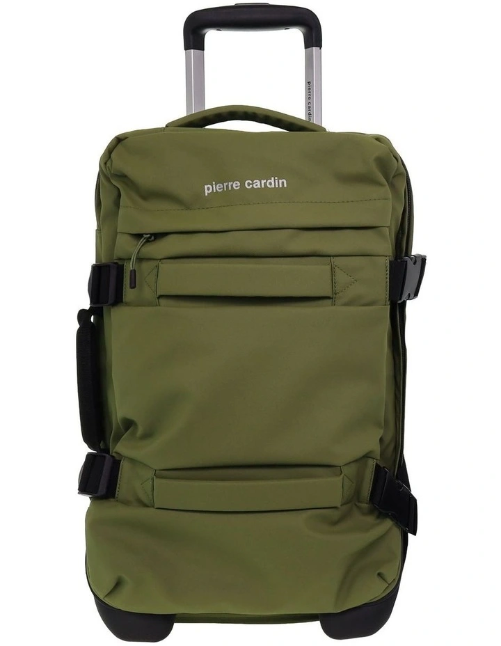 Pierre Cardin 50cm CABIN Soft Shell Trolley Case in Olive image 6