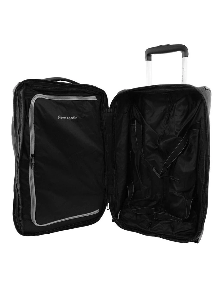 Pierre Cardin 50cm CABIN Soft Shell Trolley Case in Black image 2