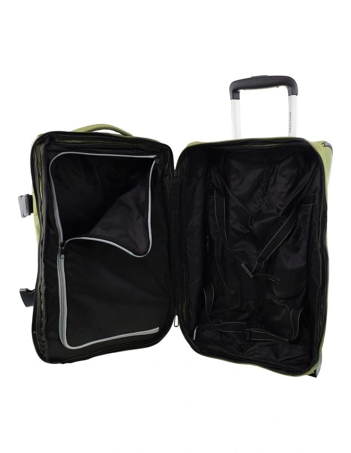 Pierre Cardin 61cm MEDIUM Soft Shell Trolley Case in Olive image 4