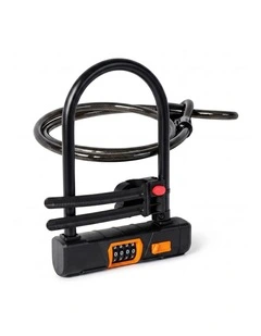 Bike Lock 4 Digit Combination Bicycle D Lock Security Cable Anti Theft Scooter