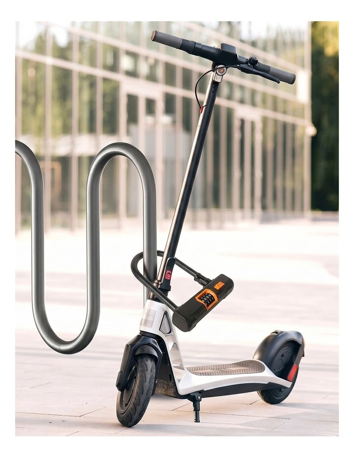 Bike Lock 4 Digit Combination Bicycle D Lock Security Cable Anti Theft Scooter image 3