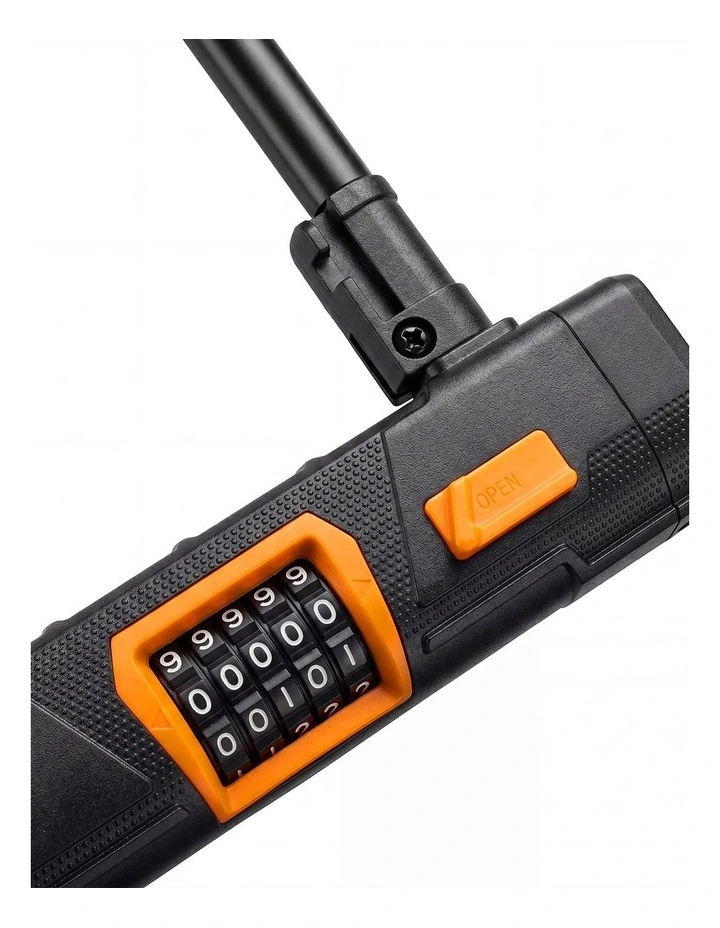 Bike Lock 4 Digit Combination Bicycle D Lock Security Cable Anti Theft Scooter image 5