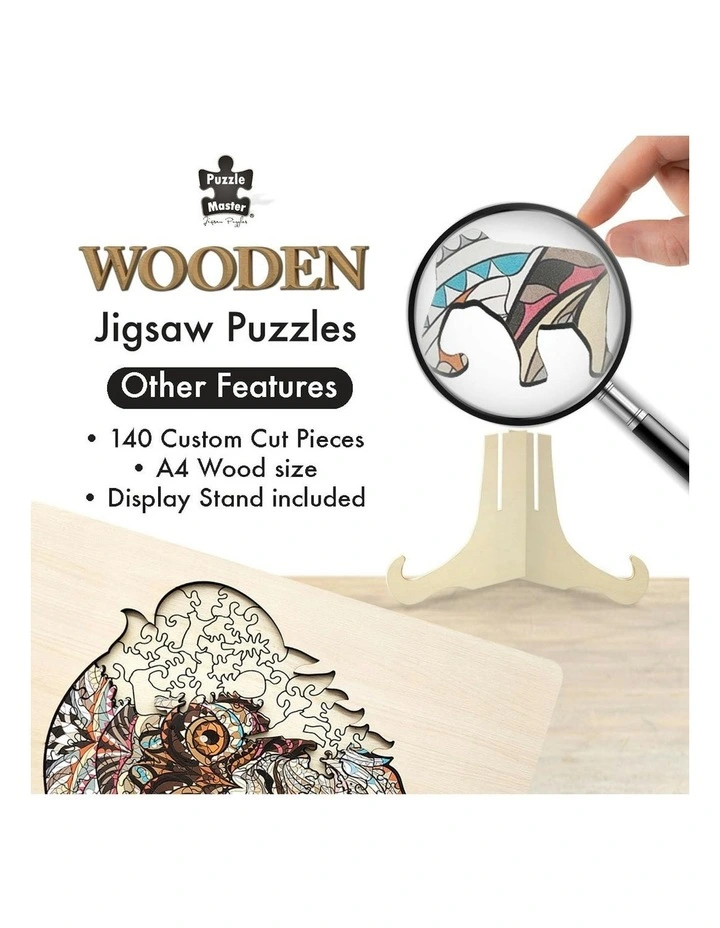 132 Piece Wooden Jigsaw Puzzle, Monkey image 5