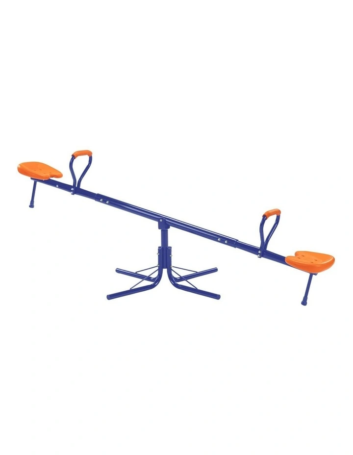 Action Rotating Spinning See Saw Blue and Orange image 1