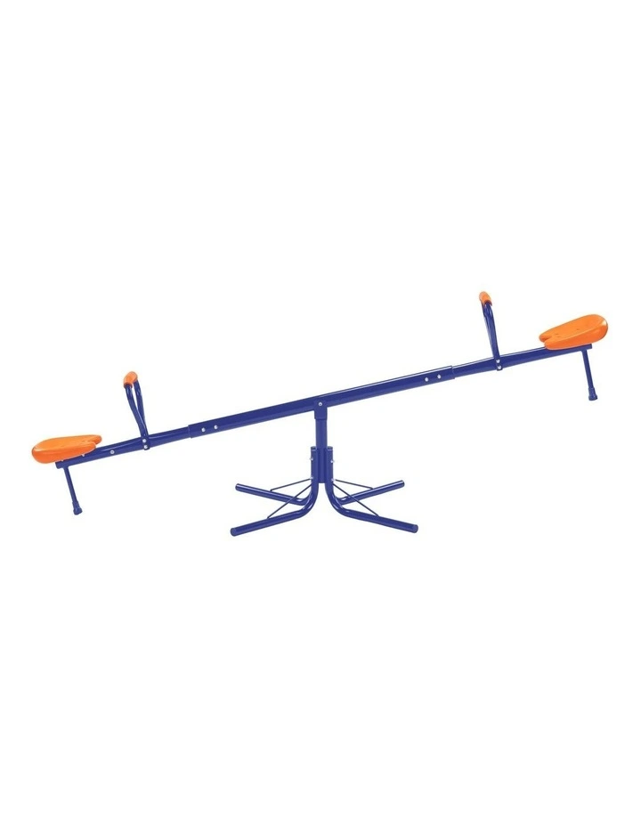 Action Rotating Spinning See Saw Blue and Orange image 3