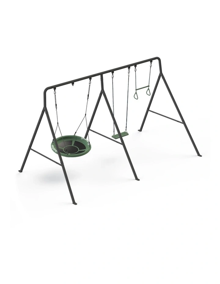 TitanPro Swing Set with Saucer Swing image 1