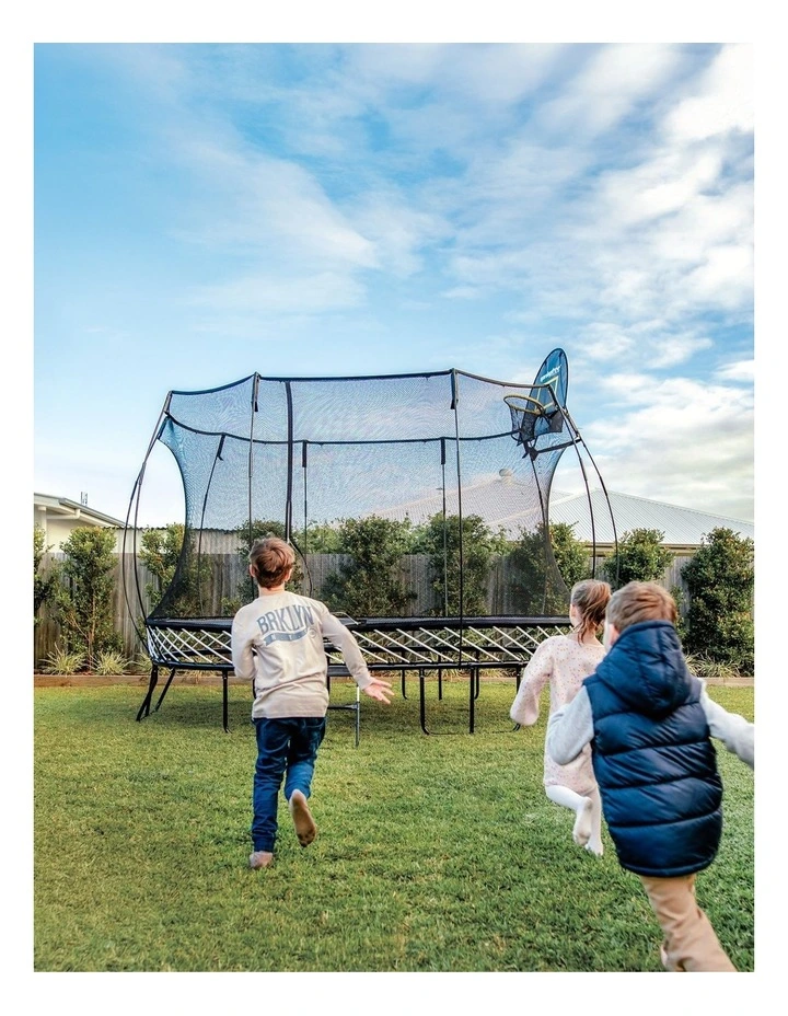 Large Oval 2.4m x 4m Trampoline image 2