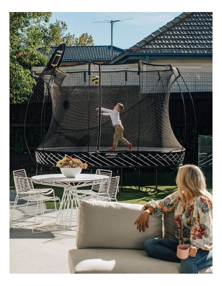 Compact Oval 1.9m x 2.7m Trampoline image 2