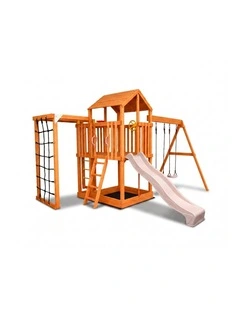 Hide & Seek Kids - River Fort Set - Pearl Rose Slide & Accessories