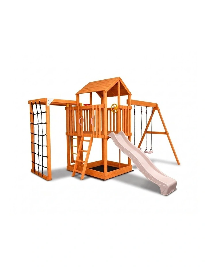Hide & Seek Kids - River Fort Set - Pearl Rose Slide & Accessories image 1