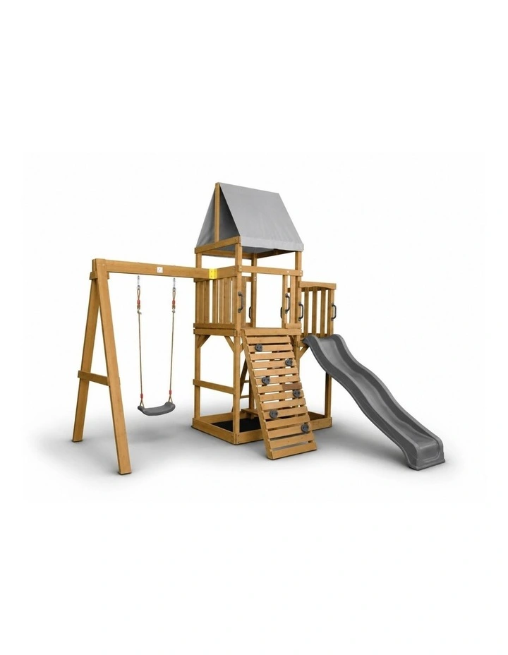 Georgia Swing Fort - Pearl Grey Slide & Accessories image 1