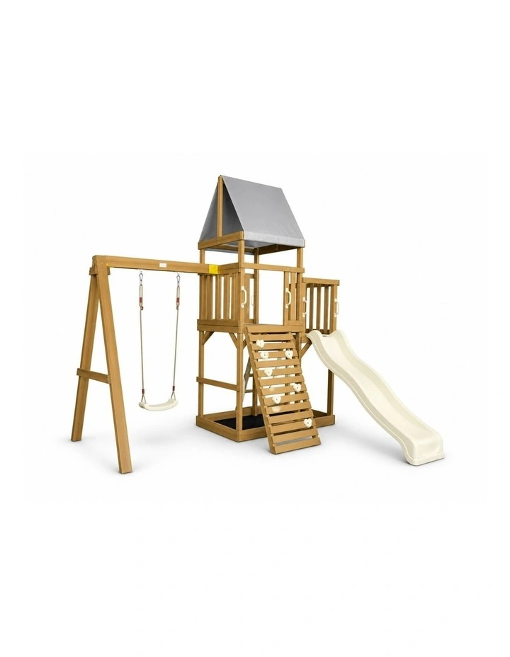 Georgia Swing Fort - Pearl White Slide & Accessories image 1