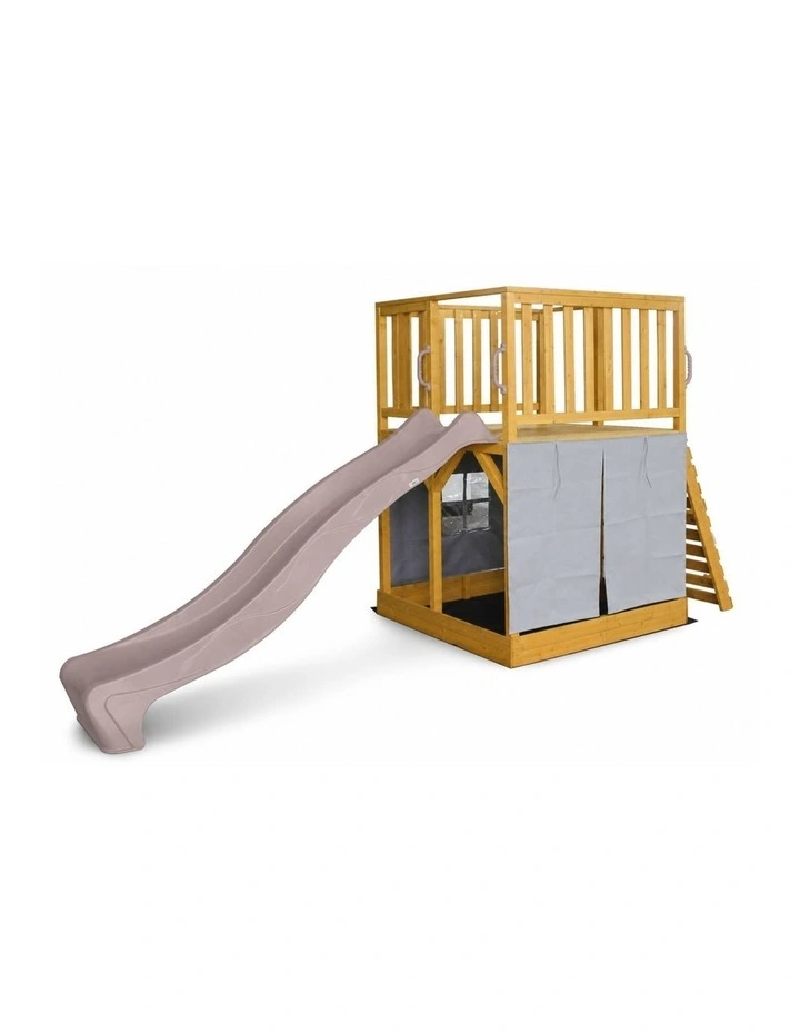 The Henry Hideout Cubby House - Pearl Rose Slide & Accessories image 1