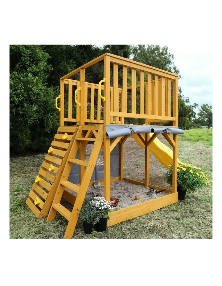 The Henry Hideout Cubby House - Bright White Slide & Accessories image 4