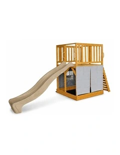 The Henry Hideout Cubby House - Pearl Gold Slide & Accessories