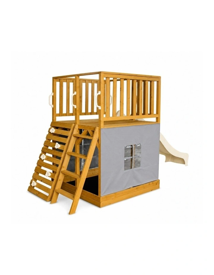 The Henry Hideout Cubby House - Pearl Gold Slide & Accessories image 2