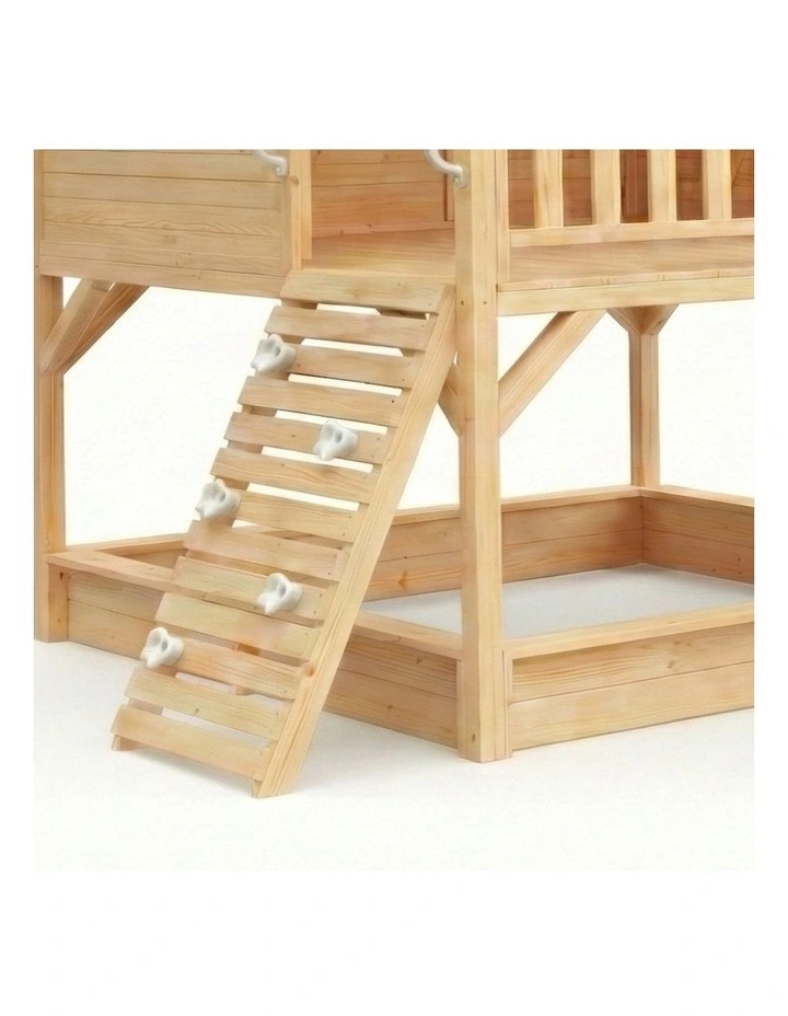 My Kidz Shack Cubby House - Pearl White Slide & Accessories image 2
