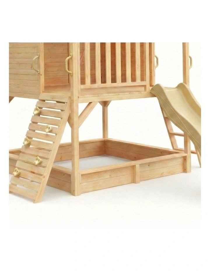 My Kidz Shack Cubby House - Pearl Gold Slide & Accessories image 2