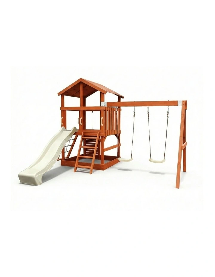 Matilda Play Set - Pearl White Slide Accessories image 1