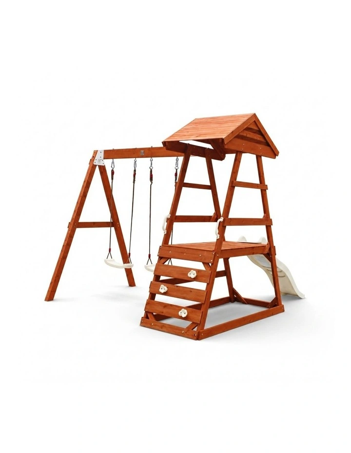 Milo Swing Set - Pearl White Slide & Accessories image 2