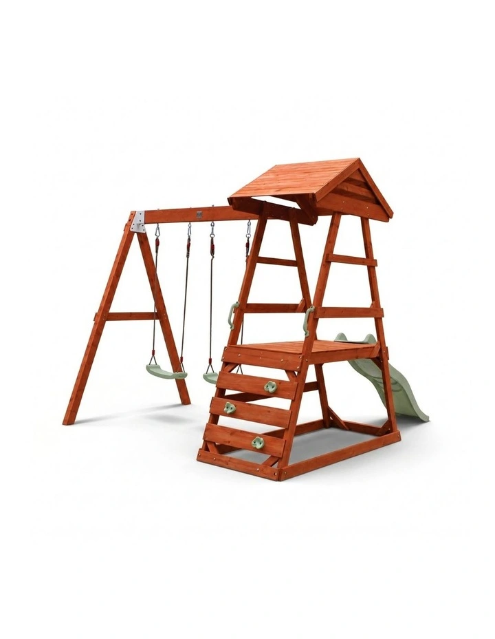 Milo Swing Set - Sage Slide & Accessories image 2