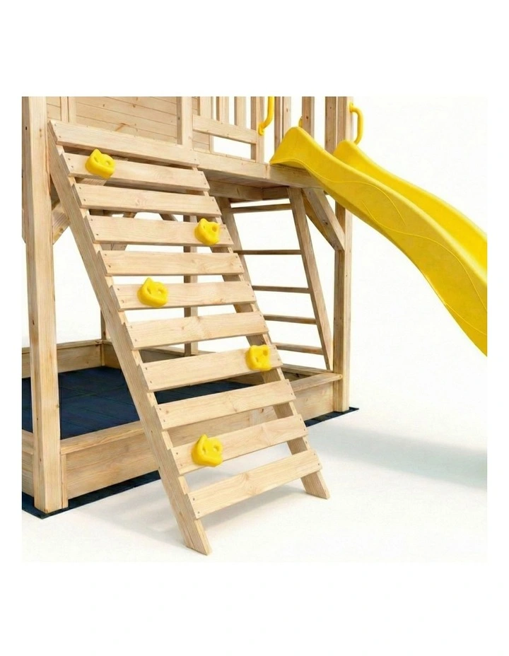 Marlie Cubby House - 2.2m Yellow Slide & Accessories image 2