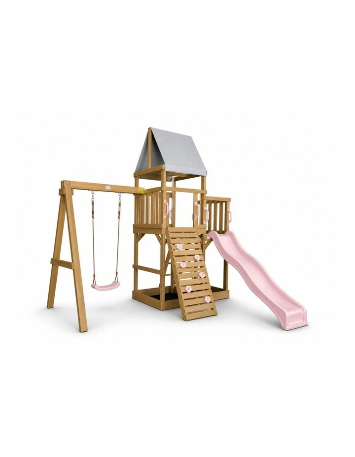 Georgia Swing Fort - Baby Pink Slide & Accessories image 1