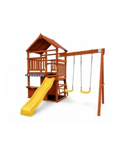 The Rusty Fort - Yellow Slide & Accessories