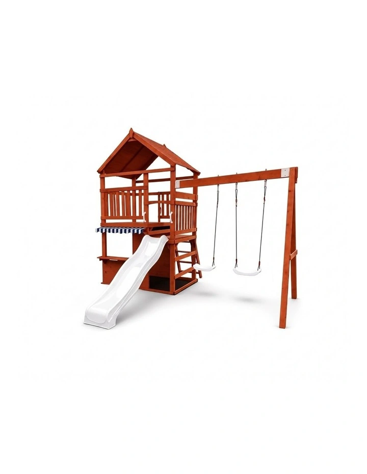 The Rusty Fort - Bright White Slide & Accessories image 1
