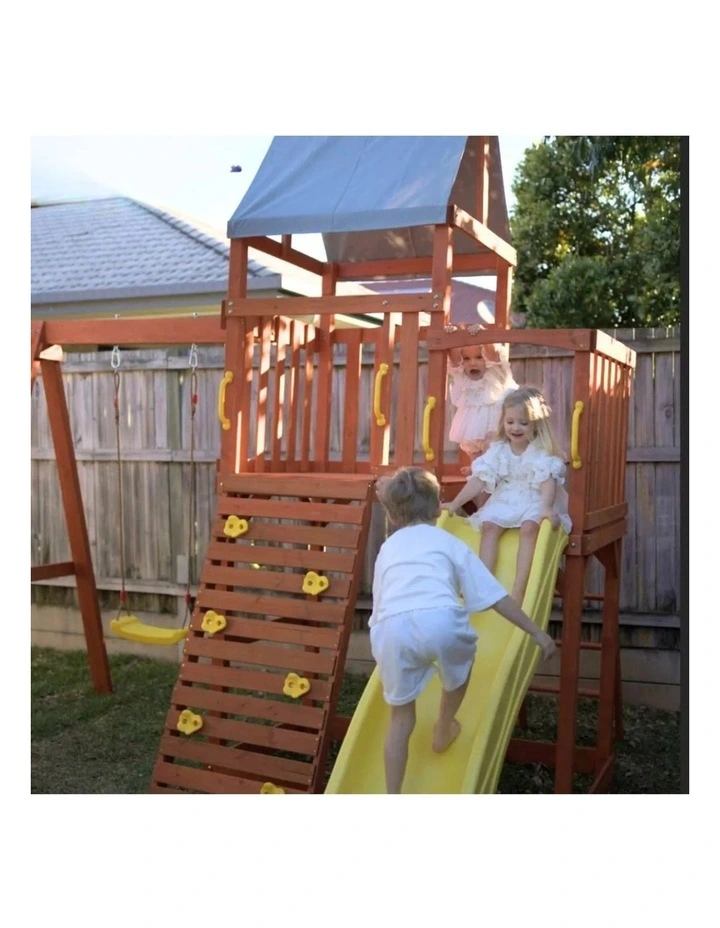 Georgia Swing Fort - Sage Slide & Accessories image 3