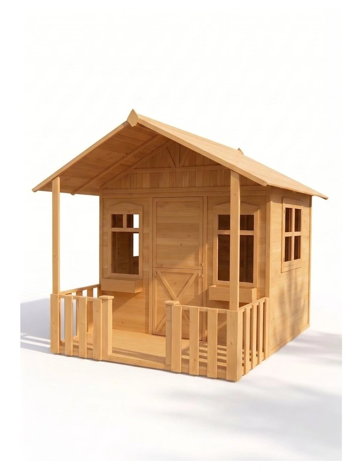 Frankie Grand Timber Cubby House image 2