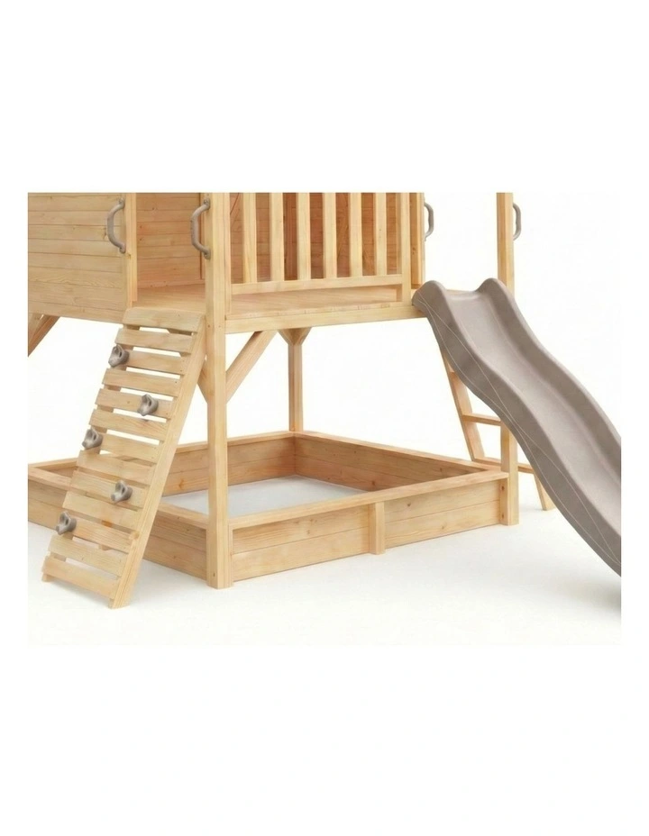My Kidz Shack Cubby House - Pearl Bronze Slide & Accessories image 2