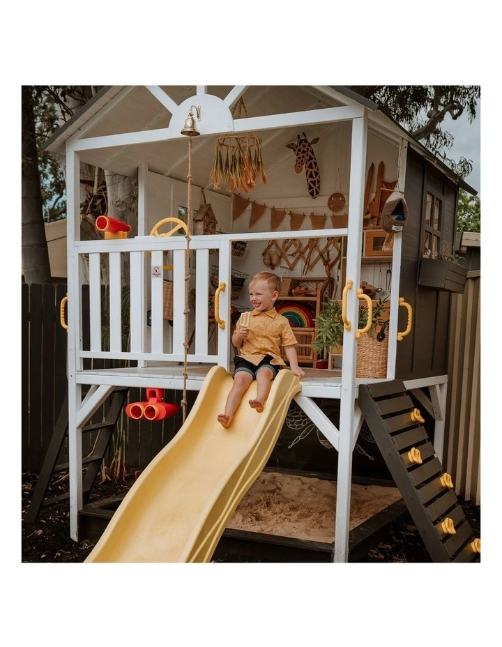 My Kidz Shack Cubby House - Pearl Rose Slide & Accessories image 6