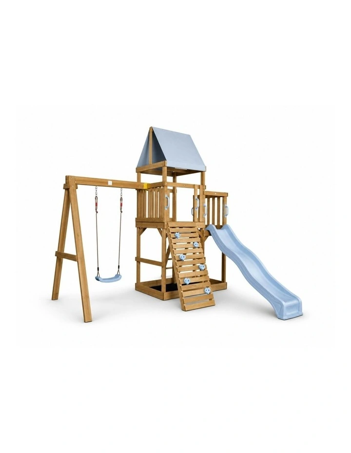 Georgia Swing Fort - Baby Blue Slide & Accessories image 1