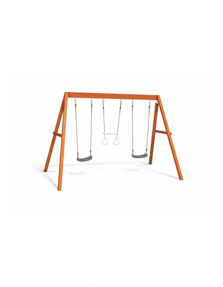 Waratah Swing Set - Pearl Grey Swings image 1