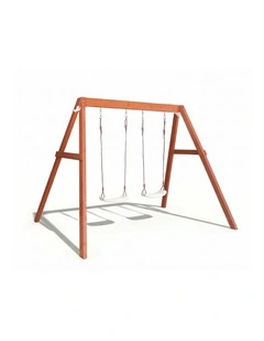 Lucas Swing Set - Bright White Swings