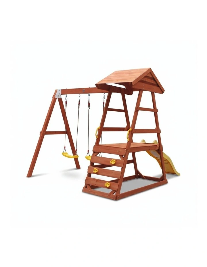 Milo Swing Set - Yellow Slide & Accessories image 2
