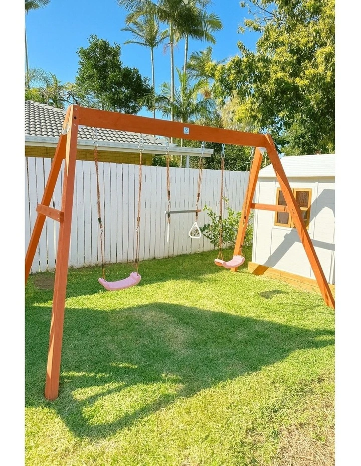 Waratah Swing Set - Bright White Swings image 3