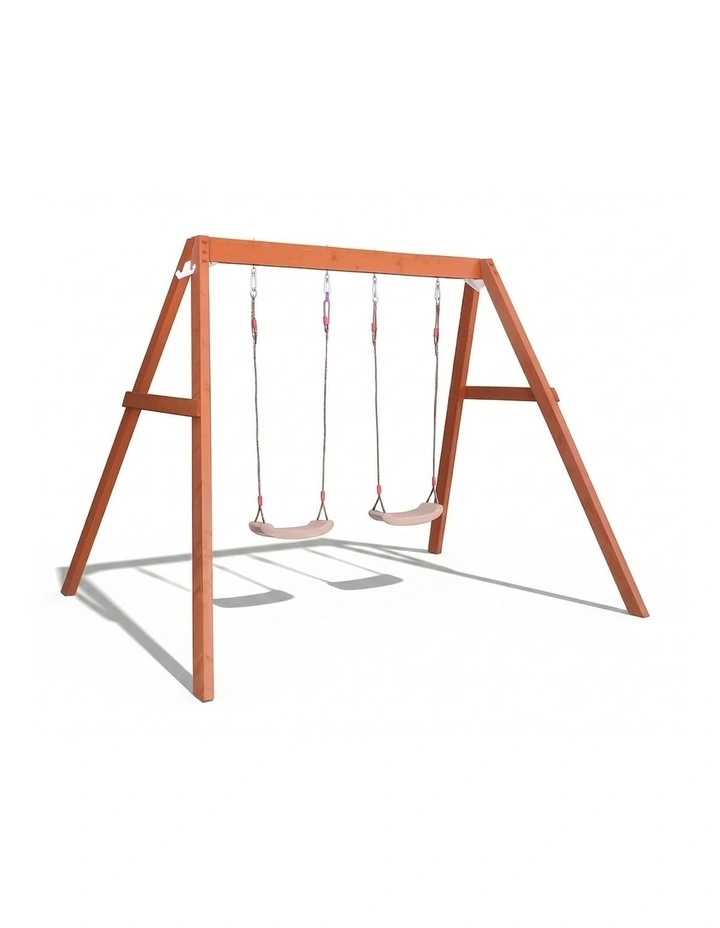 Lucas Swing Set - Pearl Rose Swings image 1