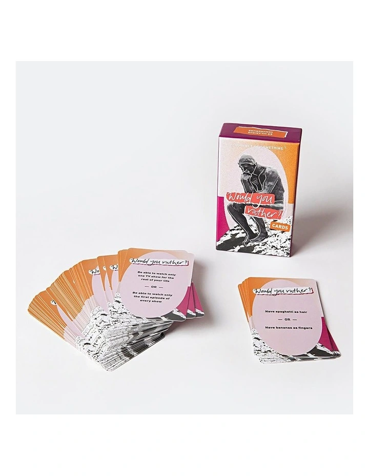Would You Rather Cards - 60 Funny Conversation Starters image 1