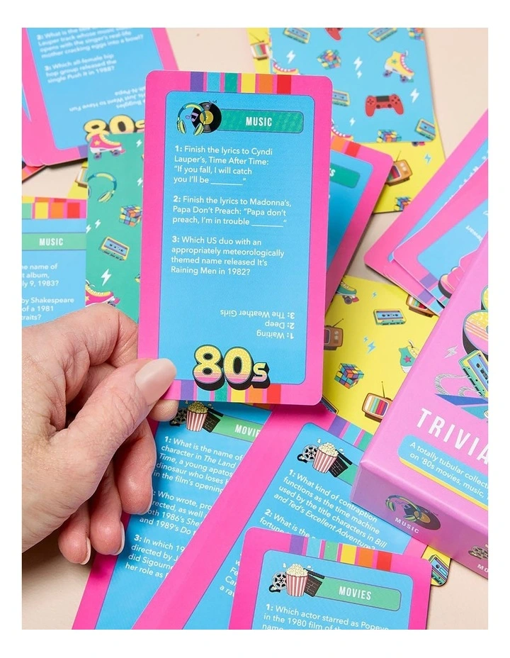 80's Trivia Cards image 2