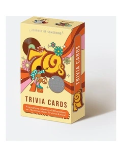 70s Trivia Cards 180 Retro Questions