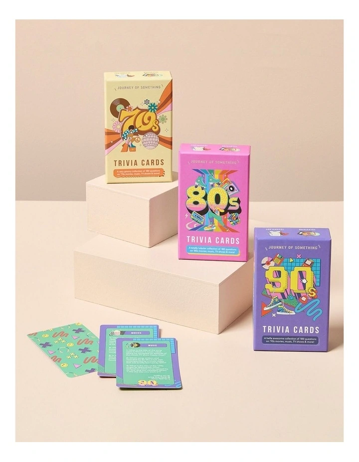 70s Trivia Cards 180 Retro Questions image 3