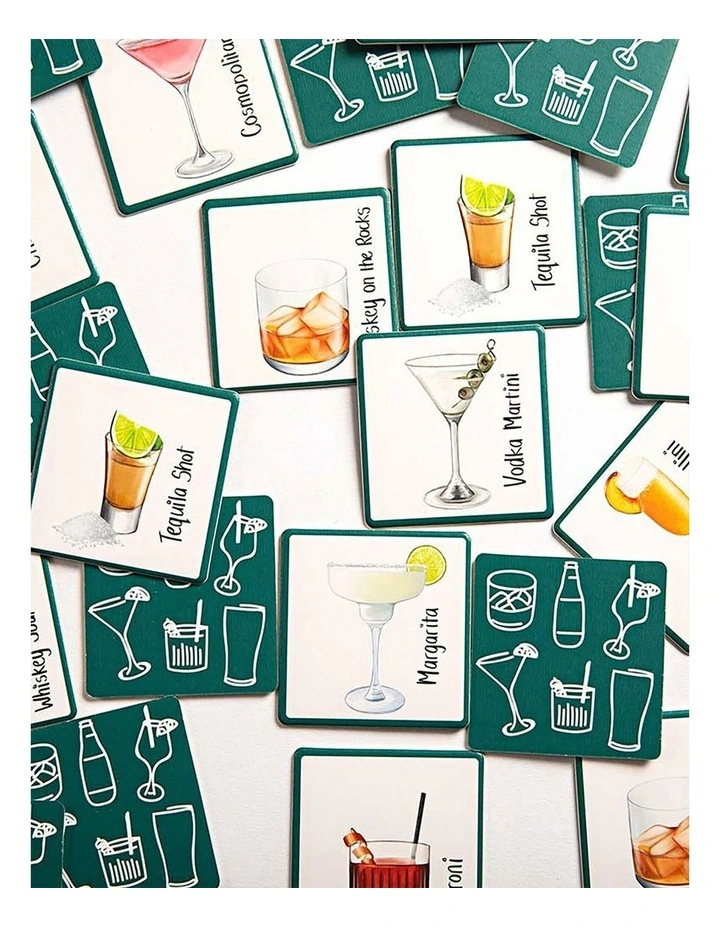 Alcoholic Drinks Memory Card Game - 30 Pairs image 3