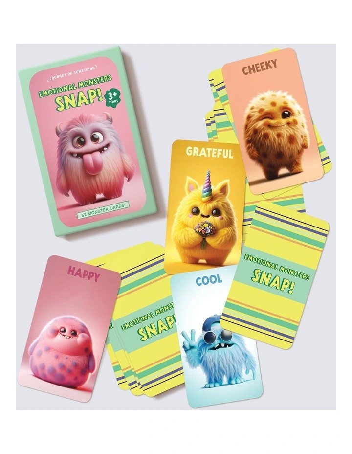 Emotional Monsters Snap Card Game image 2