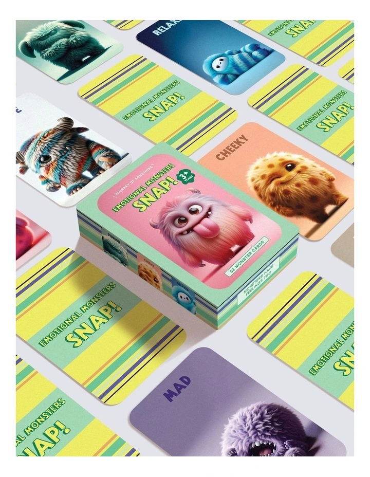 Emotional Monsters Snap Card Game image 5