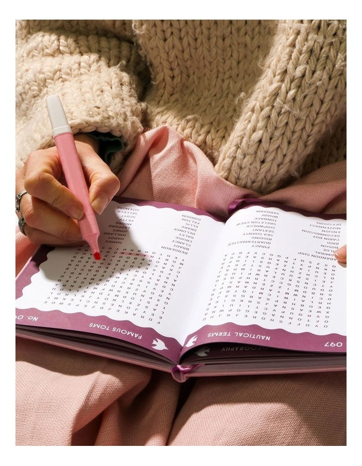 Word Search Puzzle Book Embossed Cover Themed Puzzles image 3